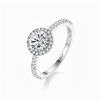 Ringe Gaurosa Dame Fantasy in Silber Moissanite 50001551 - 50001551